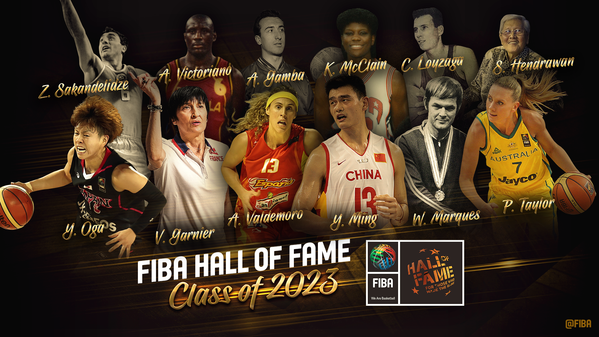 FIBA Hall of Fame Class of 2023 headlined by China legend Yao